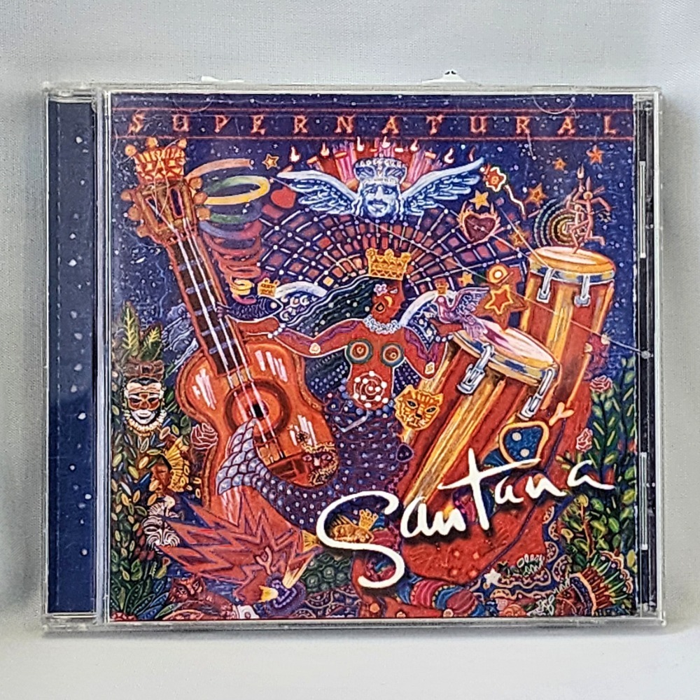 Santana Supernatural CD Album Pop‎ Rock Latin Music Vintage 1999 Arista Records